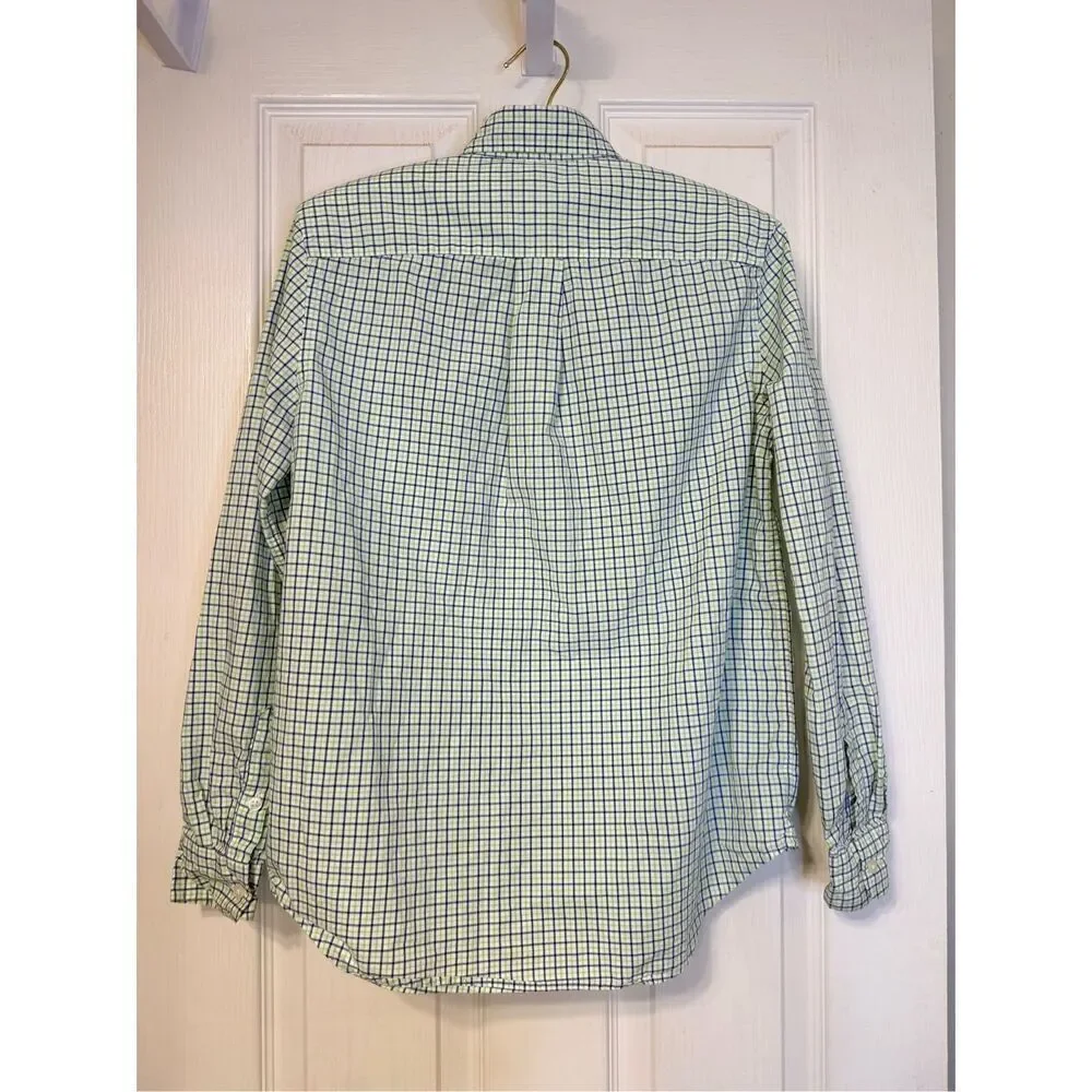 Ralph Lauren Boys Plaid Button Down Shirt Sz. L (14-16) Preppy Classic